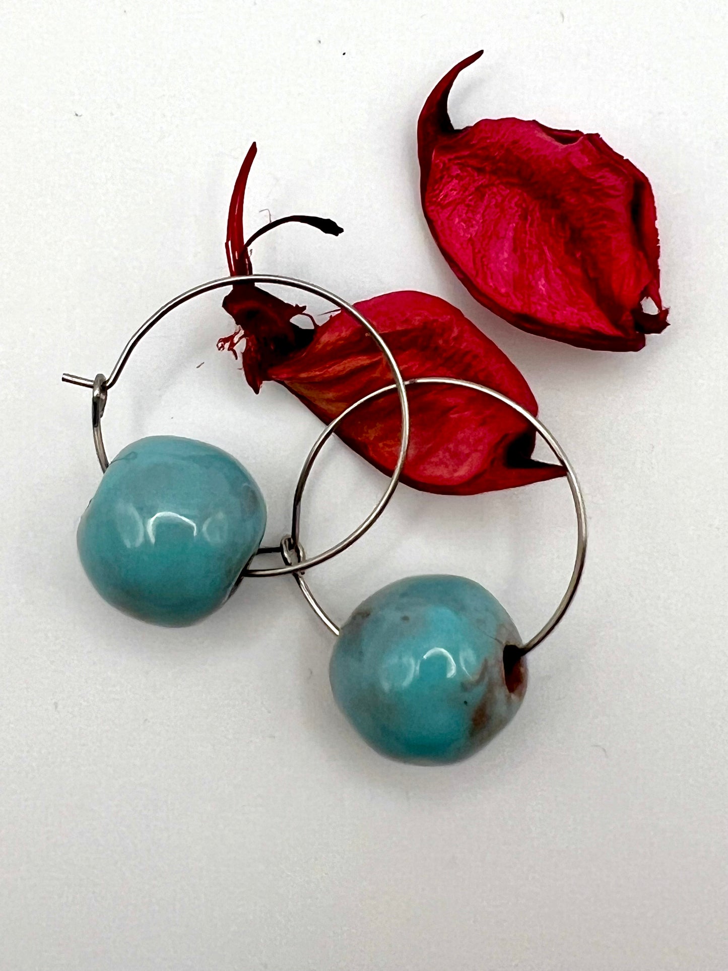 Hoops - turquoise